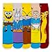 Odd Sox – Nickelodeon Crew Sock Gift Box – 5-Pack Unisex Large Cartoon Socks – Spongebob, Rugrats, Hey Arnold & More – Colorful, Comfy & Fun – Premium Holiday Gift Set for Fans of Classic Cartoons
