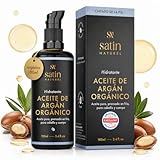 GANADOR 06/20* Aceite de Argán ORGÁNICO Certificado Vegano 100ml - 100% Puro, Nativo y Prensado en Frío - Cuidado Hidratante Antiarrugas para Piel, Pelo y Uñas - Cosmética Natural