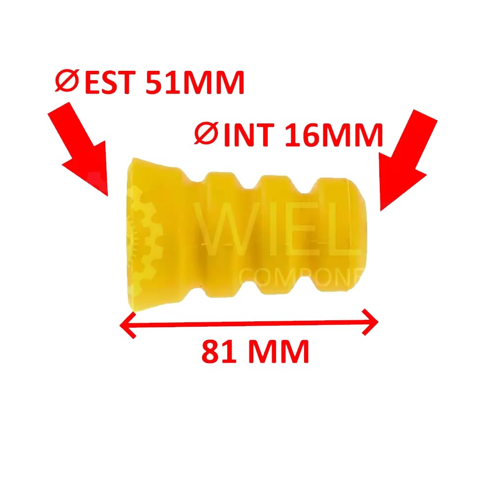 OPTIMAL F8-6002 Tampone Paracolpo Sospensione Posteriore – Ammortizzatore Per VW Lupo, Seat Arosa, Skoda Fabia - 3