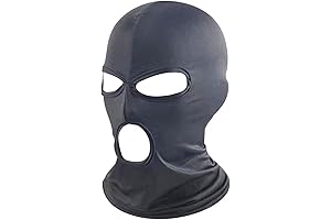 Earless 3-Hole Full-Face Mask for Enhanced Outdoor Protection