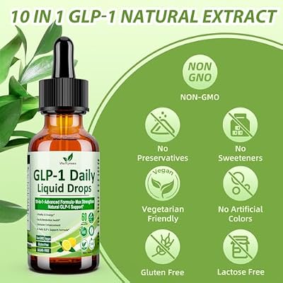 2 Pack Cutting Drink Mix Liquid Drops, 10-in-1 Formula with Berberine, Ceylon Cinnamon, Prebiotic Fiber & Green Tea Extract | Digestive & Gut Health for Women & Men | Vegan, Non-GMO