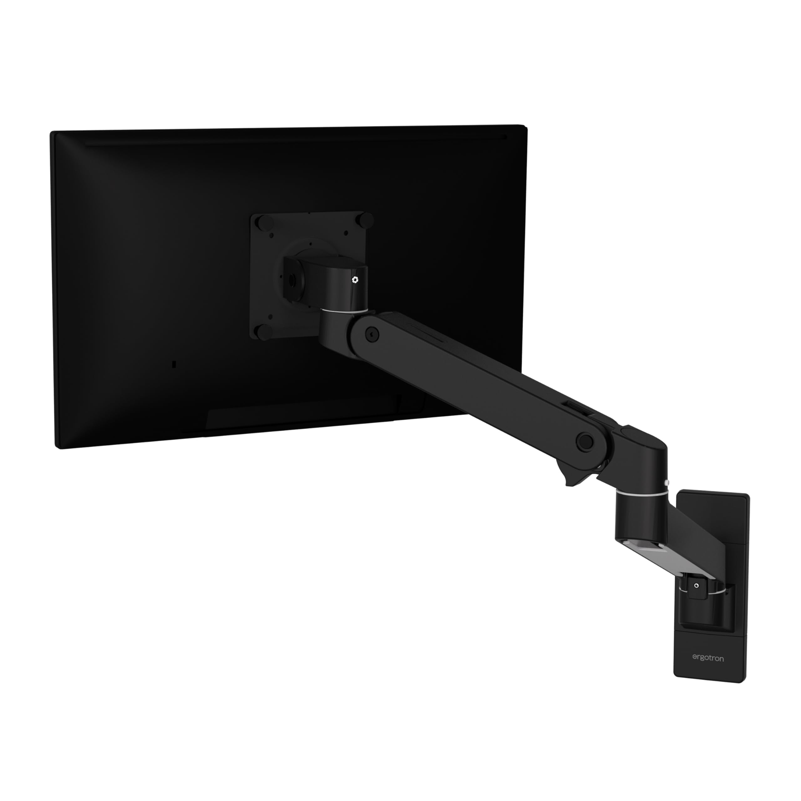 Ergotron – LX Pro Premium Single Monitor Arm, VESA Wall Mount – for Monitors Up to 34 Inches, 4 to 22 lbs – Matte Black