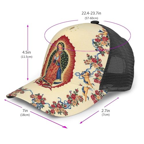 Gorra Virgin Mary Our Lady of Guadalupe ajustable unisex miniatura 2