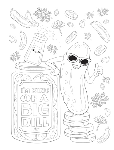 Creative Haven Romaine Calm & Carrot on Coloring Book: Put a Little Pun in Your Life!