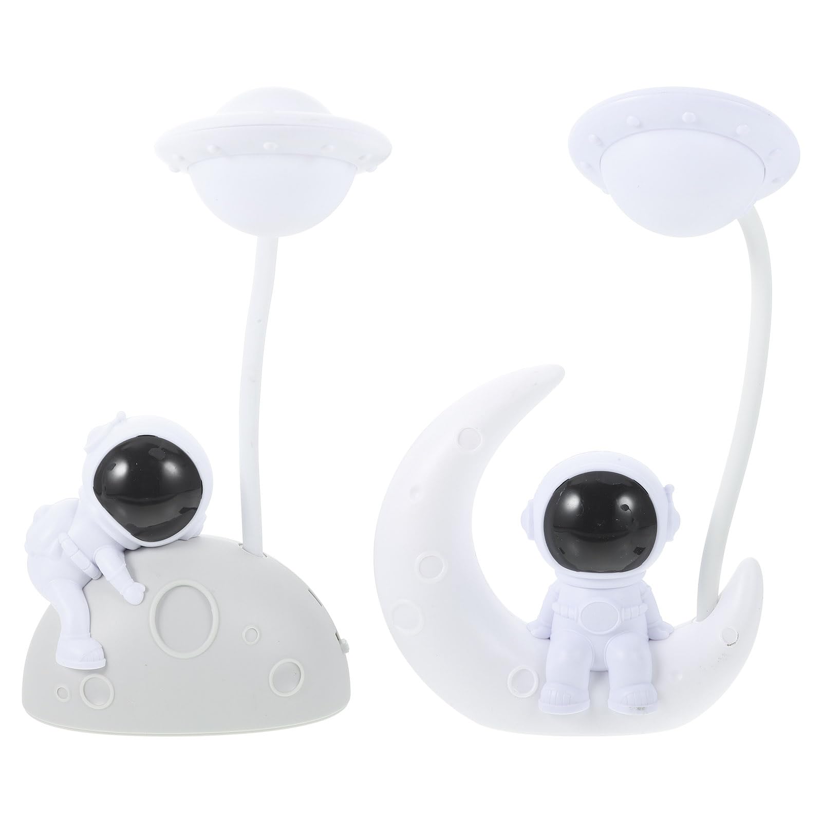 Homoyoyo Lámpara Nocturna Astronauta Lunar USB para Niños, 2 Juegos