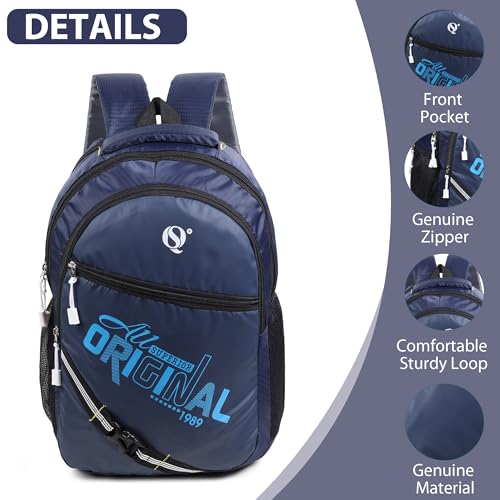 Image of Original Stylish 10L Lightweight Laptop Backpack for Office, College & Travel - Water-Resistant School Bag with Adjustable Shoulder Straps, Breathable Mesh Back Panel, Front Utility Pocket
