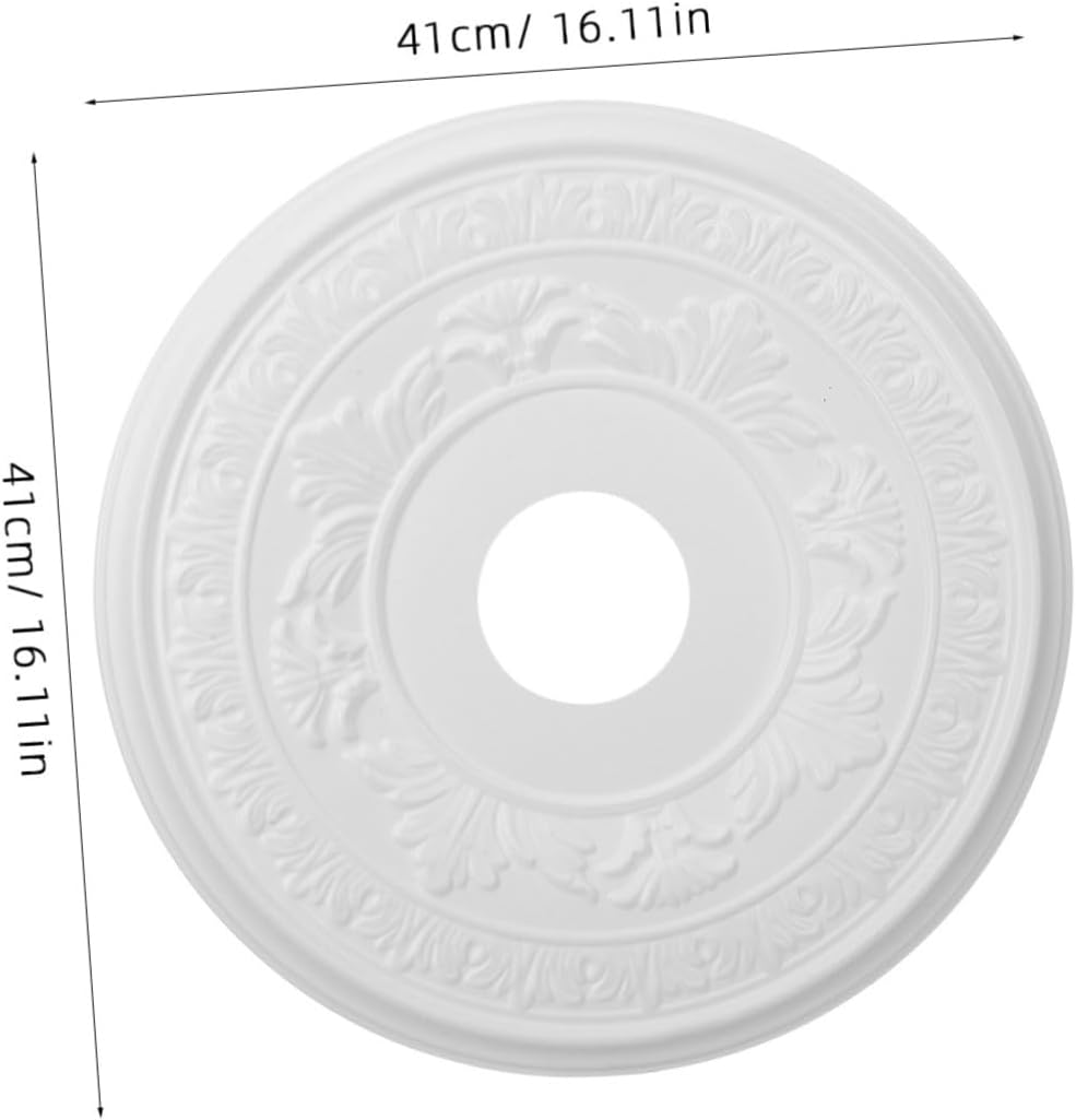 Traditional Ceiling Medallion Round Ceiling Medallion Home Lighting Easy Install