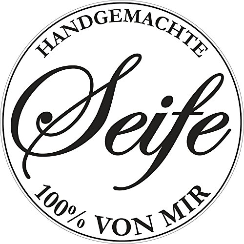 Rayher Label 'Handgemachte Seife', 45 mm ø, Seifenlabel,...