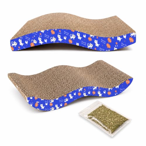 Image of PETS EMPIRE Cat Scratcher Cardboard (CT14 + PB110 + PB109)
