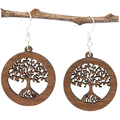 Boucles d'oreilles NaturSchatulle en bois Cover