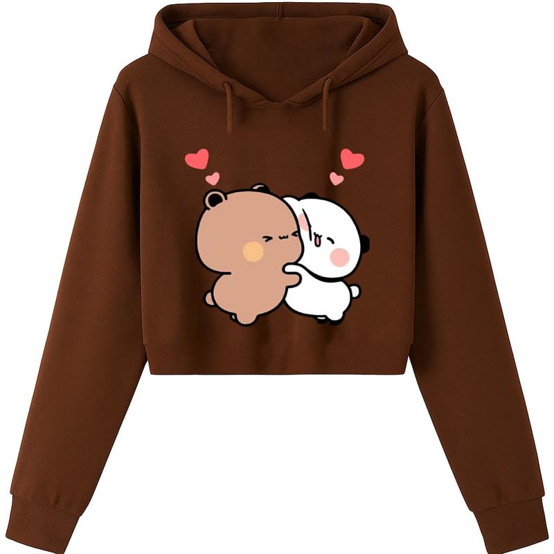 ericia Crop Hoodie Sweatshirt Women Cute Casual Trendy Stylish Latest White Black Pink BrownLavender Beige Girl 399 499 Under-picture-29