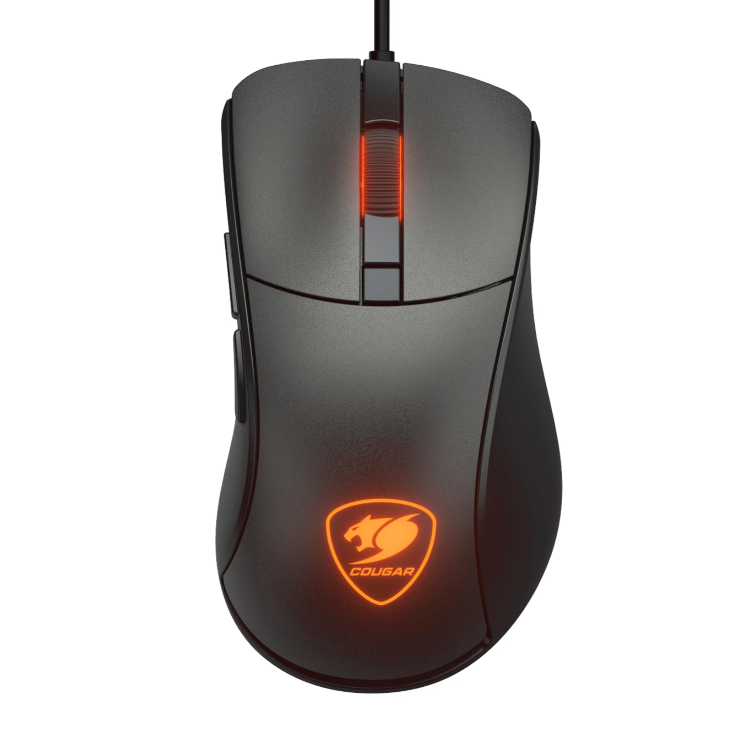 COUGAR SURPASSION EX ERGONOMIC RGB GAMING MOUSE, 20M CLICKS, UPTO 6400 DPI, 1MS POLLING RATE, 7-LIGHTING MODES, ON-BOARD MEMORY - BLACK