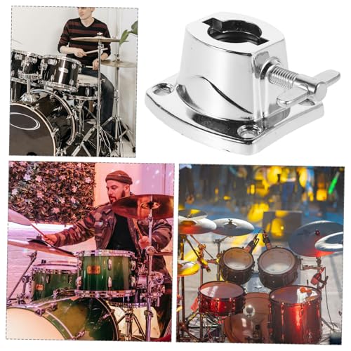 Set de 2 bases para soporte de batería con clamp de metal miniatura 4