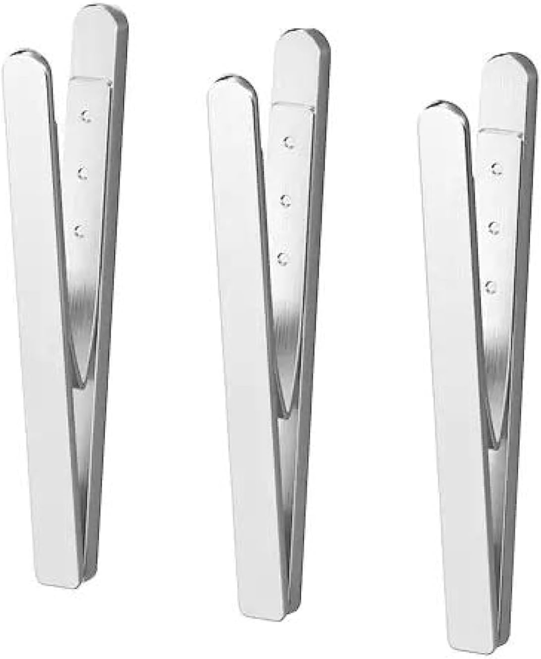 Ikea KUNGSFORS Manyetik Klips, Paslanmaz Çelik (Genişlik: 7 mm (¼") Yükseklik: 8 cm (3 ¼") Paket Miktarı: 3 Paket)