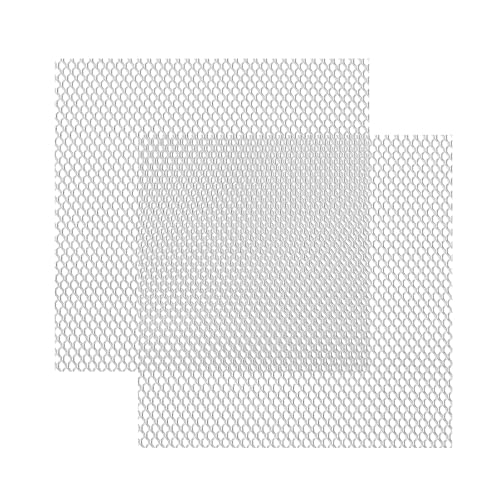 PATIKIL 4"L x 4"W �p�[�\���[�V�������^���V�[�g 2�� 20Ga 3x4mm �_�C�������h�z�[���A���~���b�V���g���p�[�\���[�V�����v���[�g ���C�t�B���^�[�����@�x���g�J�[�O�����K�[�h�X�N���[�� �V���o�[�g�[��