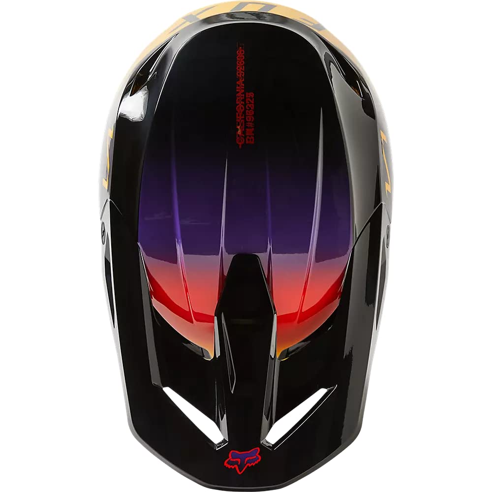 Amazon.com: Fox Racing V1 Toxsyk MX - Casco Offroad Negro, XS