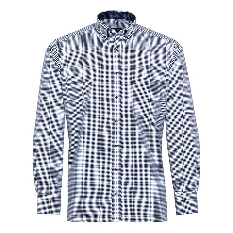 ETERNA Men's Fashion Reversible Belt, Navy thumbnail