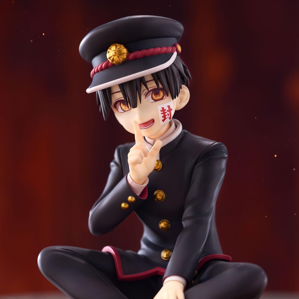 Yugi Amane Figure - Figurine Hanako-Kun - Figurine de personnage de dessin animé assis - Modèle en PVC - Décoration pour la maison ou le bureau - Cadeau d'anniversaire