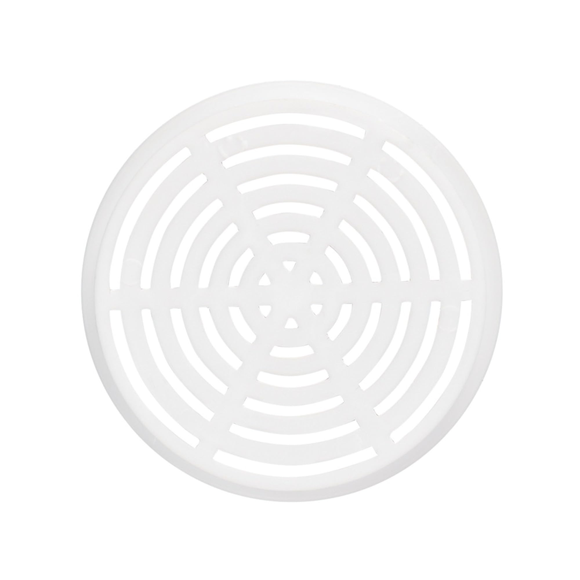 cyclingcolors 5x Rejilla de ventilación redonda 60 mm Diámetro total 65 mm de plástico Orificio Gabinete Armario Cocina, Blanco