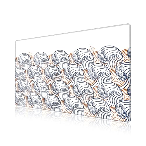 Tapis de souris gaming LL-COEUR tapis de bureau XXL 60x40cm surface lisse