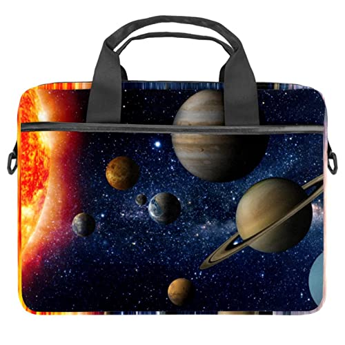 Sac à bandoulière pour ordinateur 13-14.5" anti-rayures système solaire