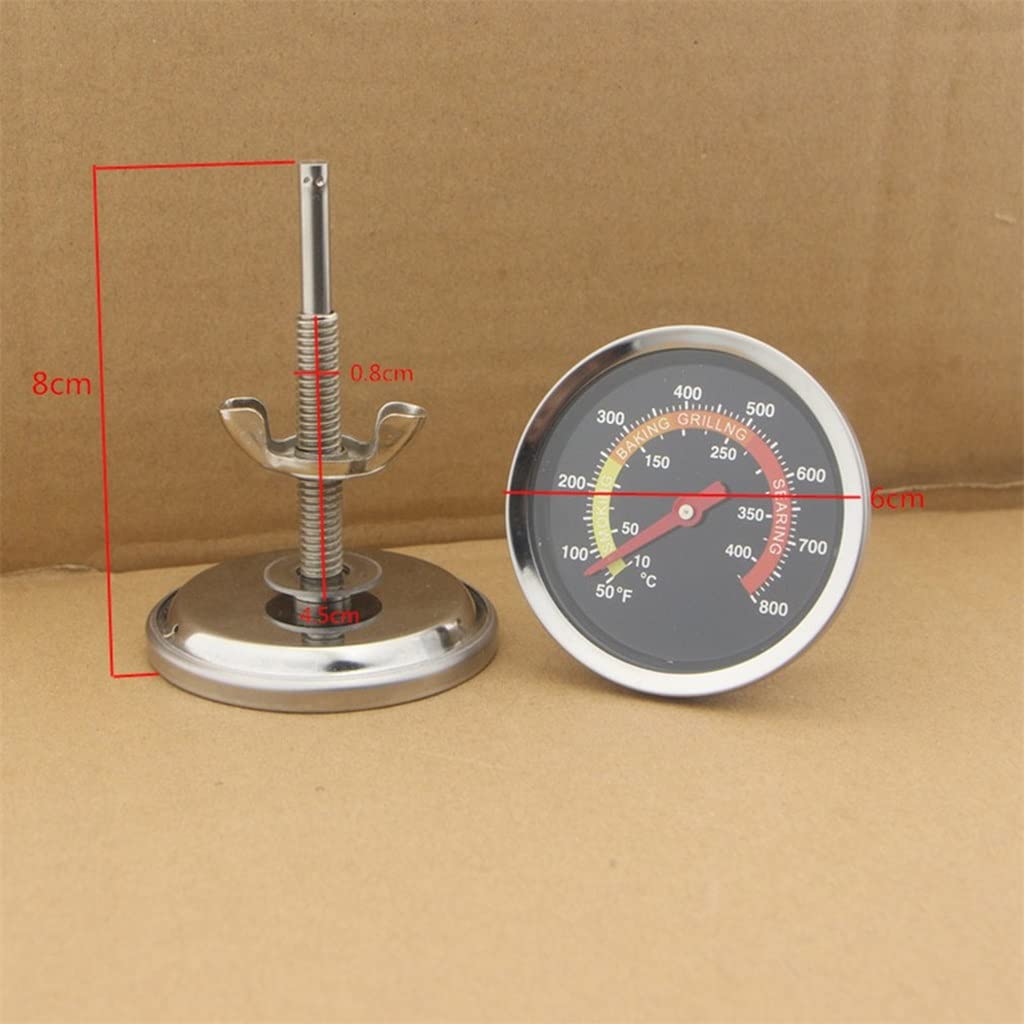 Stainless Steel BBQ Accessories Grill Meat Thermometer Dial Temperature Gauge Cooking Food Probe
