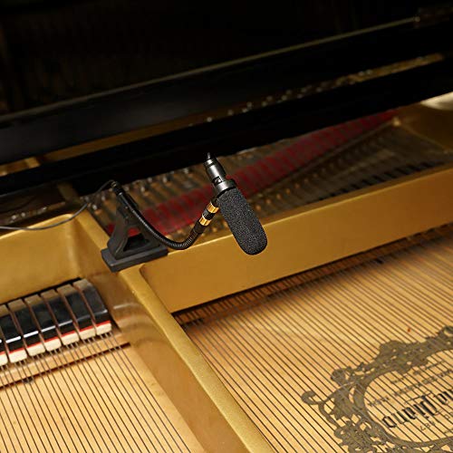 Av-Jefes Pmm19B-Sh4-Pa Piano Clip-On Musical Instrument Microphone For Shure Microphone And Phantom Power Input #TOP6