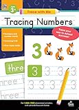 Carson Dellosa | Trace with Me: Tracing Numbers Handwriting Activity Workbook | Toddler–Kindergarten, 32pgs