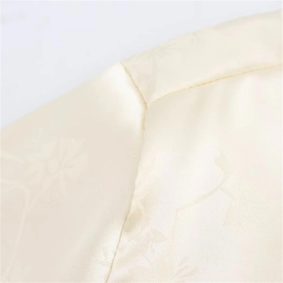 Stile delle donne Europeo E Americano Fiore Jacquard Camicia Pantaloni A Vita Alta Set