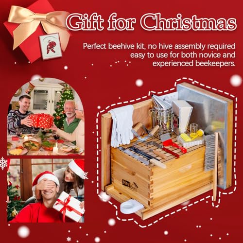 image for MayBee Assembled Complete Beehive Starter Kit, 10 Frame Beehive Kit Wa