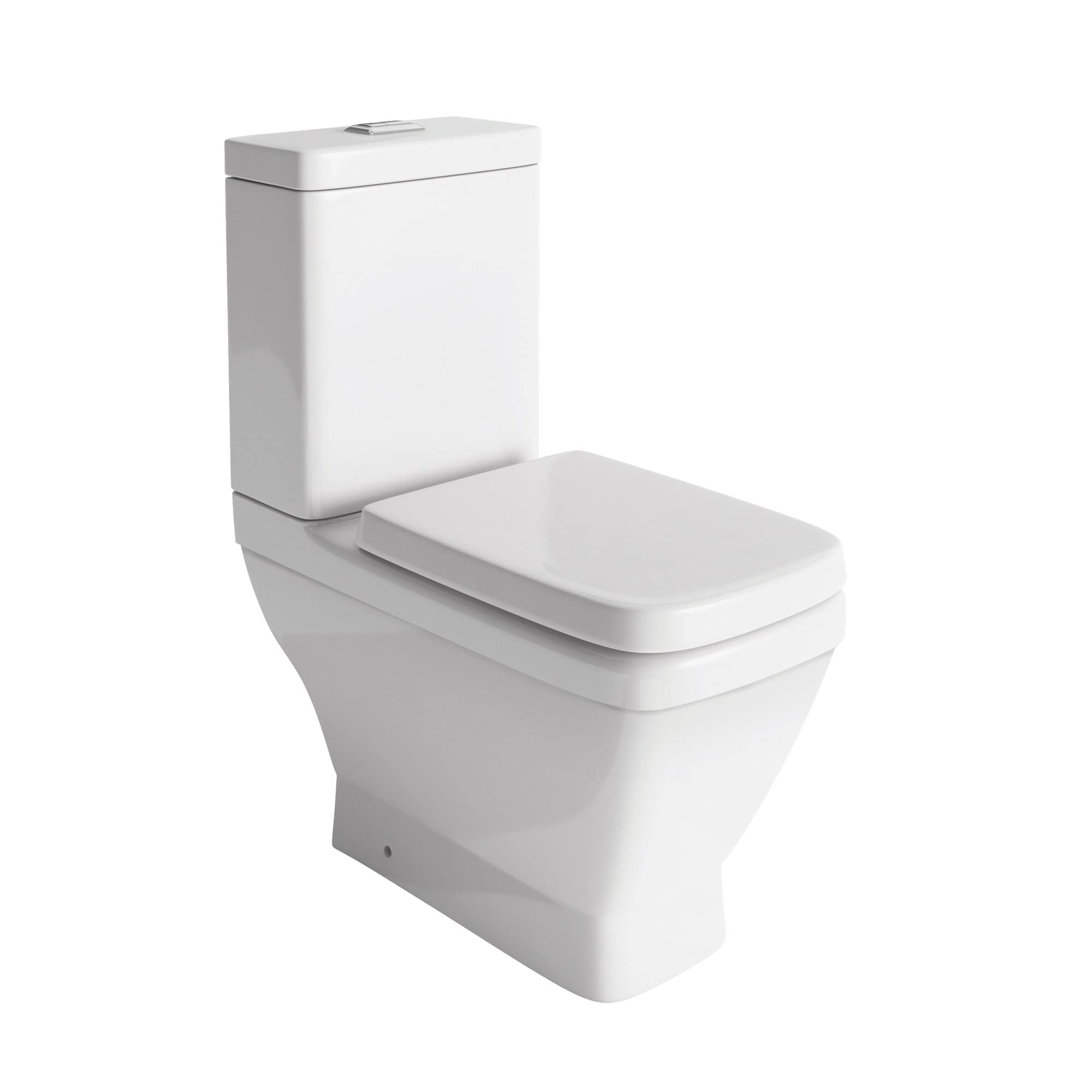 TC Bathroom Soft Close Seat | Rectangular Contemporary Style | Replacement Seatt Only | Mini Seat Appleby