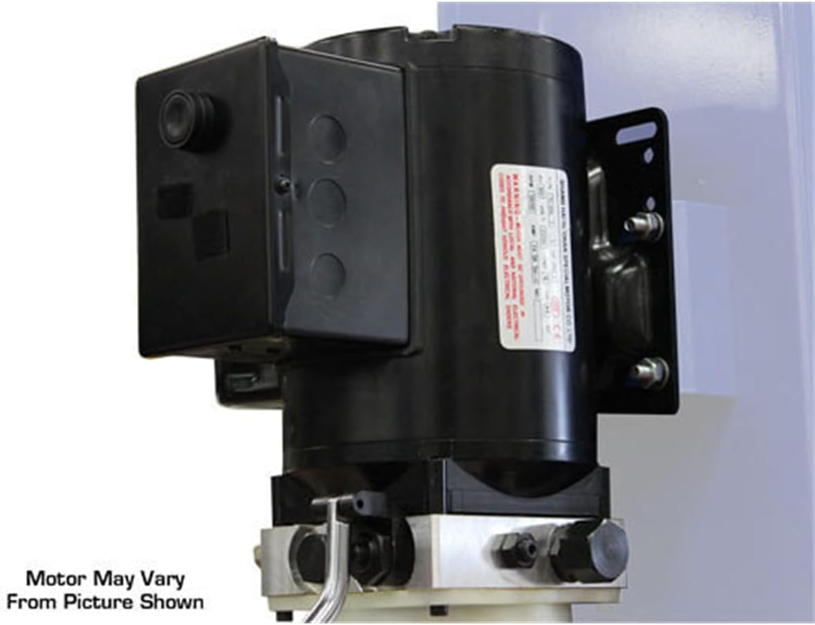 ATLAS Automotive Equipment 9KBPX 2-Post Lift/Hoist, Baseplate Style, 9'6" Minimum Ceiling Height, 9,000lb Capacity, Symmetric Arms, Dual Hydraulic Chain Drive Cylinders, for Low Ceiling Home Use