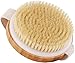 Produktbild Körperbürste,Badebürste,Massagebürste,Rückenbürste & Trockenbürste, Naturborsten Bambusholz Runde Körperbürsten zum Bürsten Peeling Stimuliert die Durchblutung Verbessert die Lymphfunktionen
