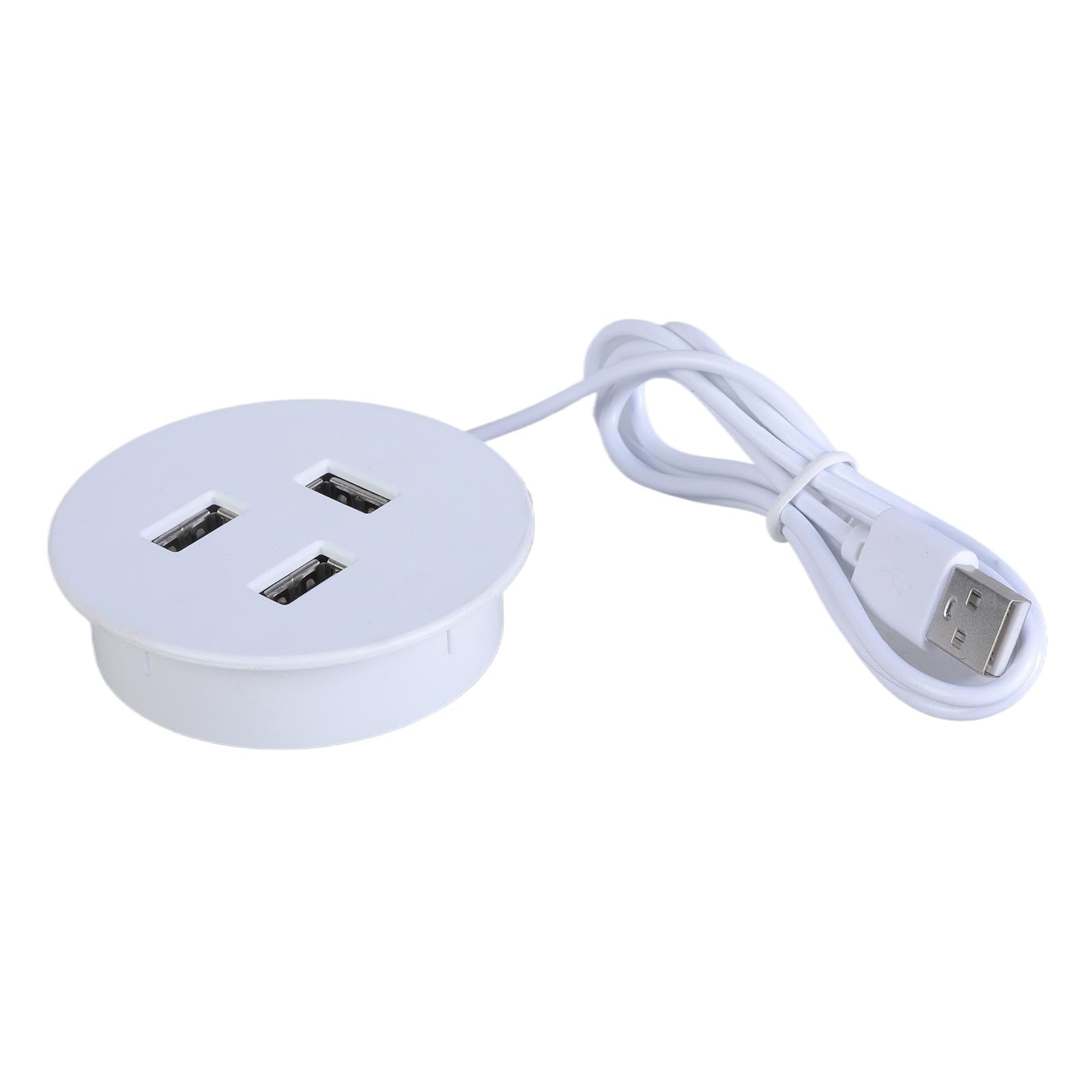 Zhouyqx Men's As Shown Embedded Desktop Usb To 3 Usb Charging Adapter Extension Cord Mobile Table Sofa Concealed Fast Charging Cable Conne