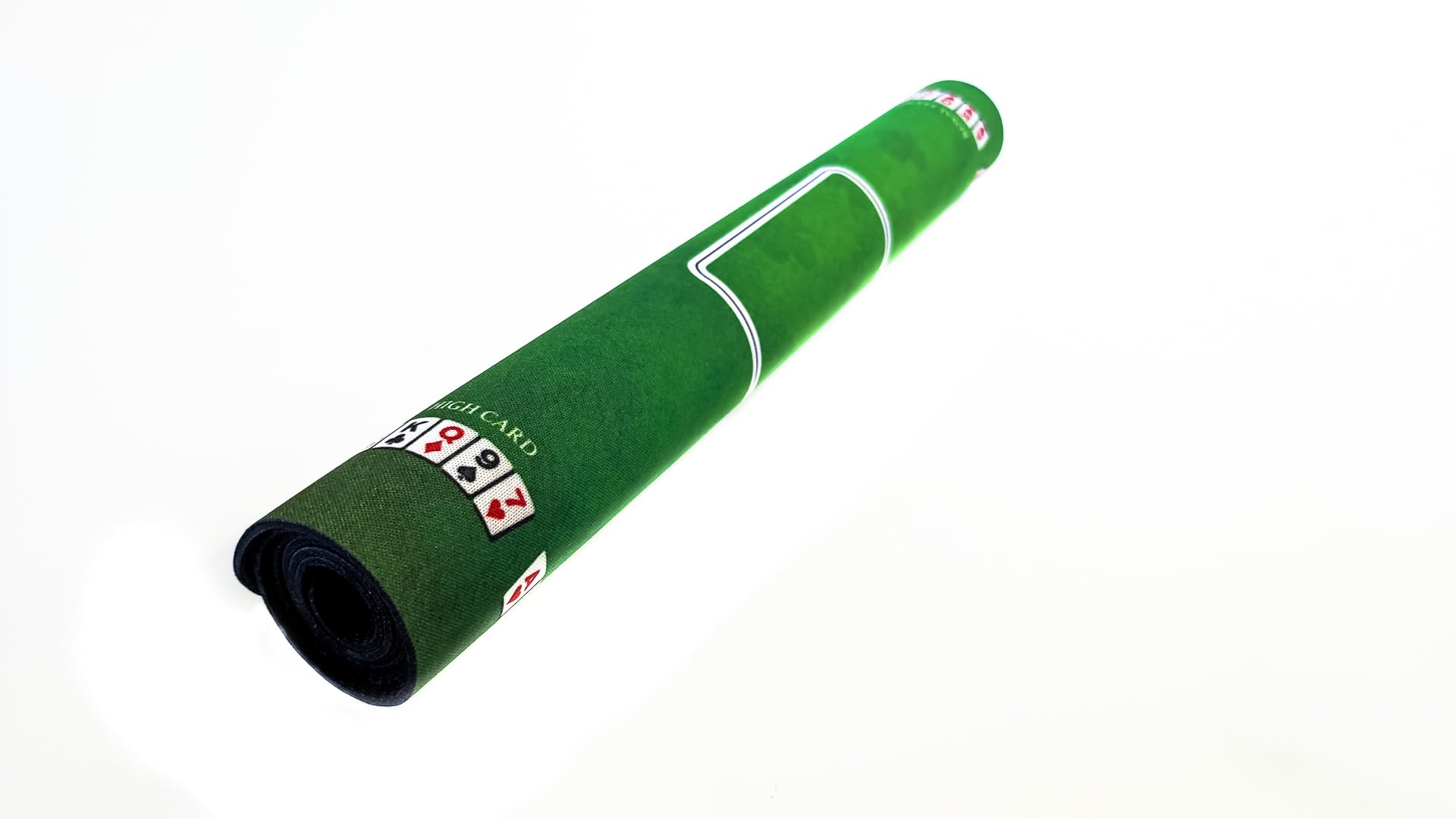 Mata gumowa kompatybilna z grą Poker - Texas Hold'em 61 x 35,5 cm, zielona