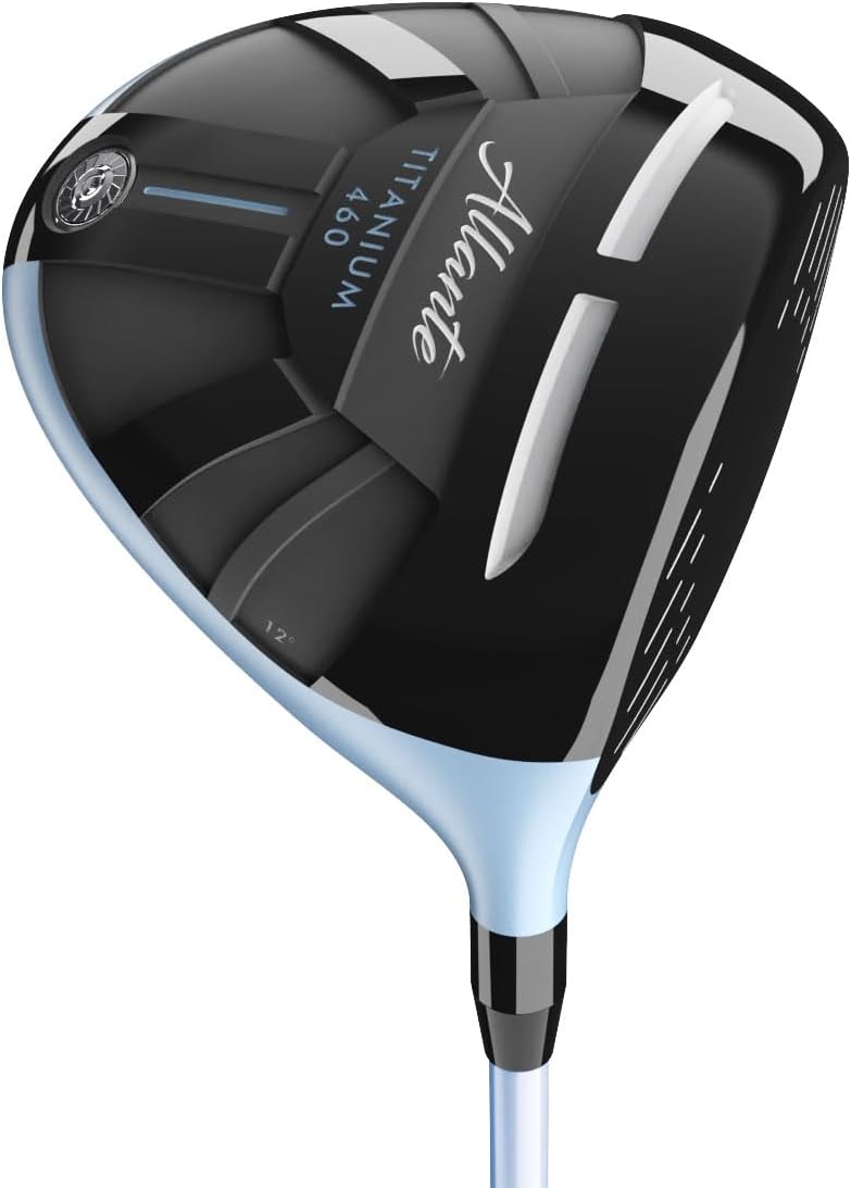 Orlimar Allante Women’s Complete Golf Club Package Set, Right/Left Handed Includes Titanium Driver, Fairway Woods, Hybrid, Irons, Mallet Putter, Cart Bag, 4 Head Covers