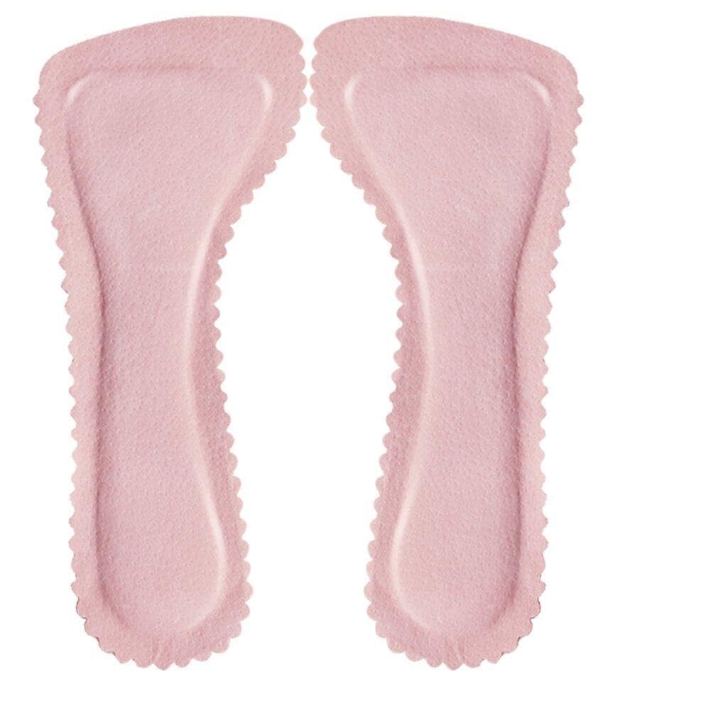 Luxylei Women's Pink 1 Pairs Insoles For Sandals Sweat Absorbing High Heel Insole Comfort Breathable Non-Slip Feet Pads Cushion Inserts Insoles Stick On Shoe