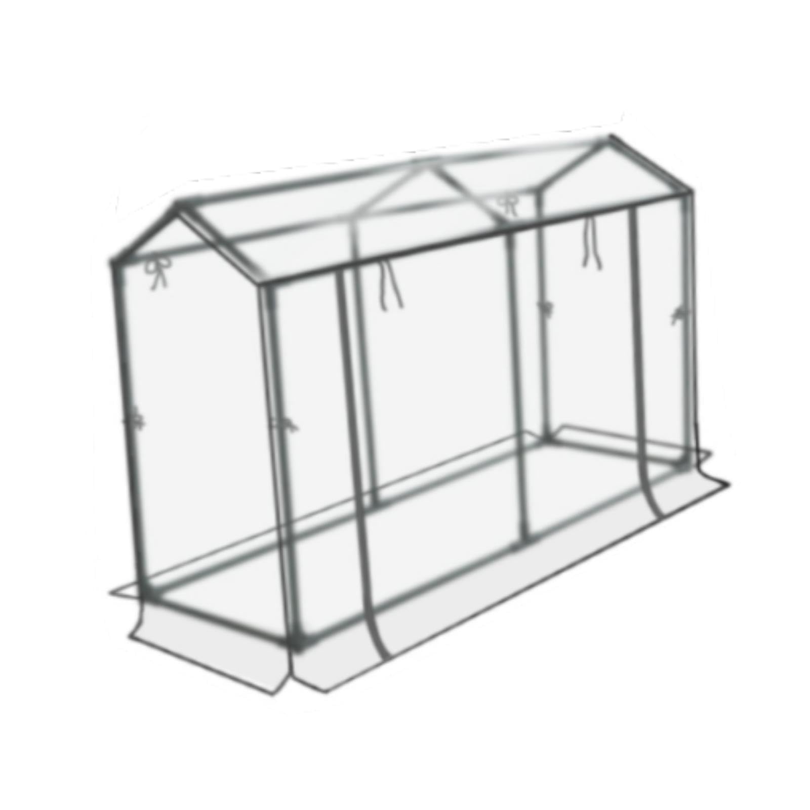 Tenda trasparente, piccola serra, Trasparente, 120x40x72cm | crescita affidabile delle piante, offre un kit serra portatile per la germinazione del giardinaggio in caso di condizioni