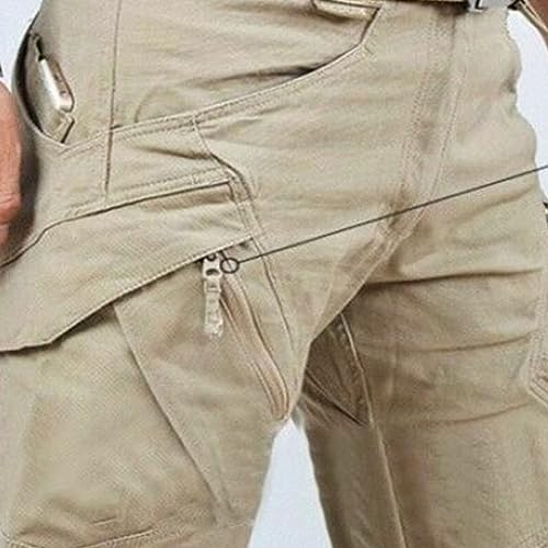 Pantalón Cargo Impermeable Hombre Khaki Talla XXL miniatura 5