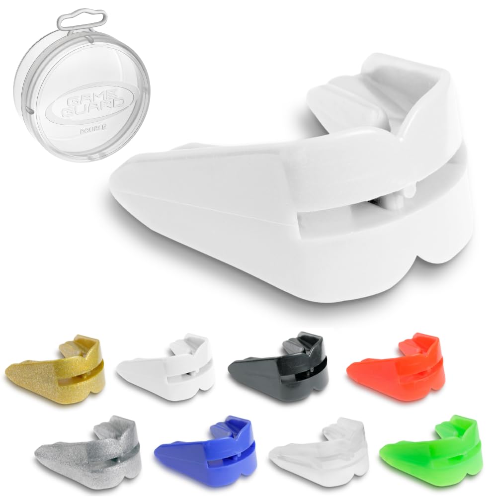 GAME GUARD - Protector bucal DOBLE/Protector de encías - para dientes superiores e inferiores - Protector bucal, Aprobado por CE, Boxeo, MMA, Deportes — view 12