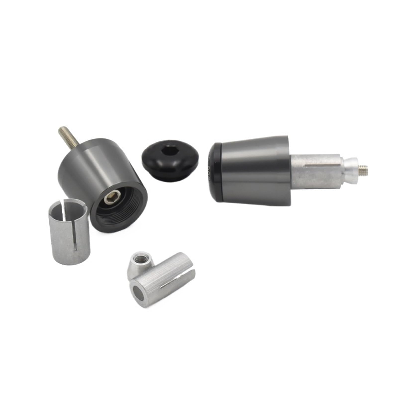Motocicleta Tapón Deslizante Peso Puños Universales De Aluminio CNC para Manillar De Motocicleta, Tapones para Extremos De Manillar, Tapas De Contrapeso para Barra De Silder