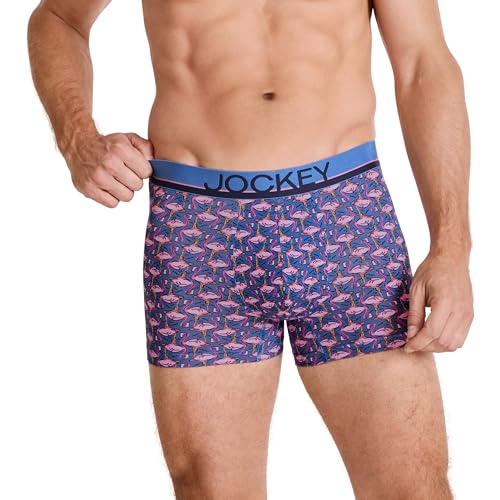 Jockey Men's Underwear True Style 4" Trunk - 3 Pack2