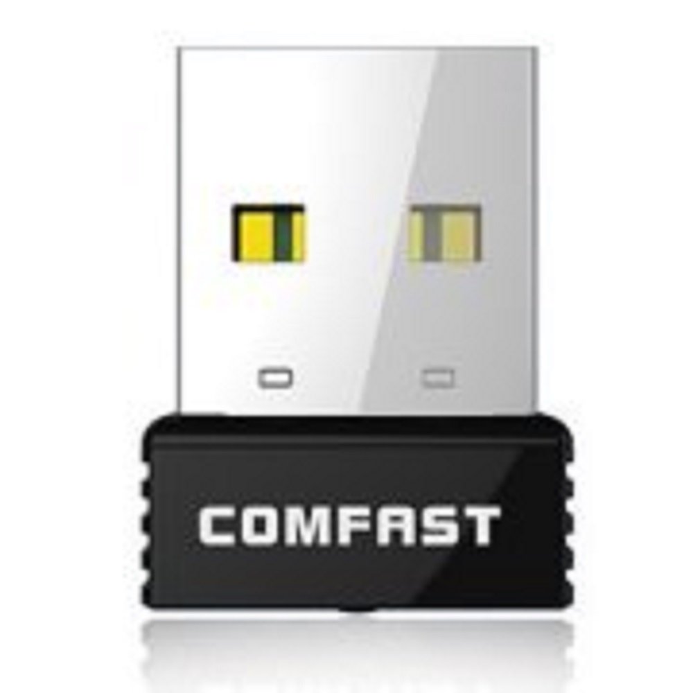 Comfast CF-WU712P Mini USB WiFi Adapter plugged into a USB port