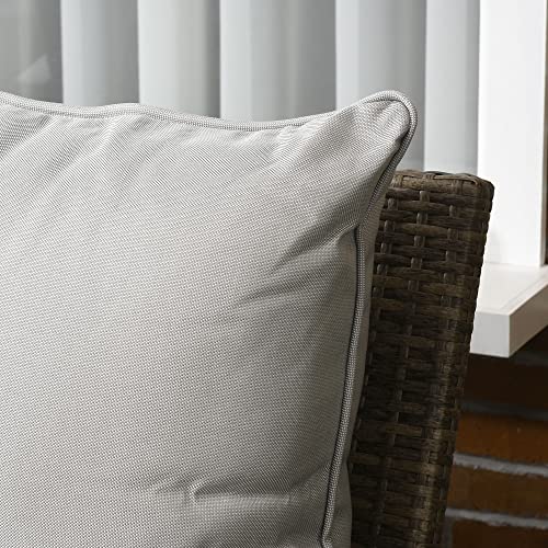 Outsunny US860-279V00LR0131 4 Piece Wicker Patio Furniture Set thumb #7