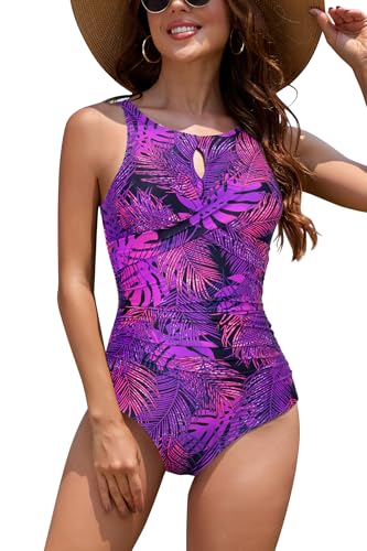 Maillot de bain une pièce femmes gainant avec effet ventre plat