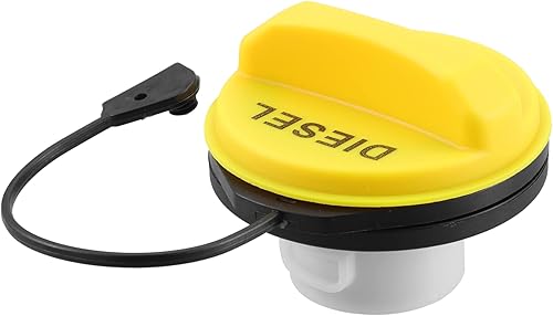 ACROPIX Tapa para depósito de combustible diésel para Land Rover Defender Discovery 2019-on LR053666C2Z32584, paquete de 1 unidad, color amarillo