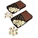 Linda Li New American Mahjong Set - 166 Premium Ivory Tiles, All-in-One Rack/Pushers, Brown Soft Bag - Classic Mah Jongg Game Set