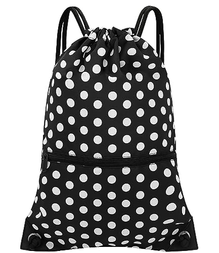 Image of HOLYLUCK Drawstring Backpack Bag Sport Gym Sackpack