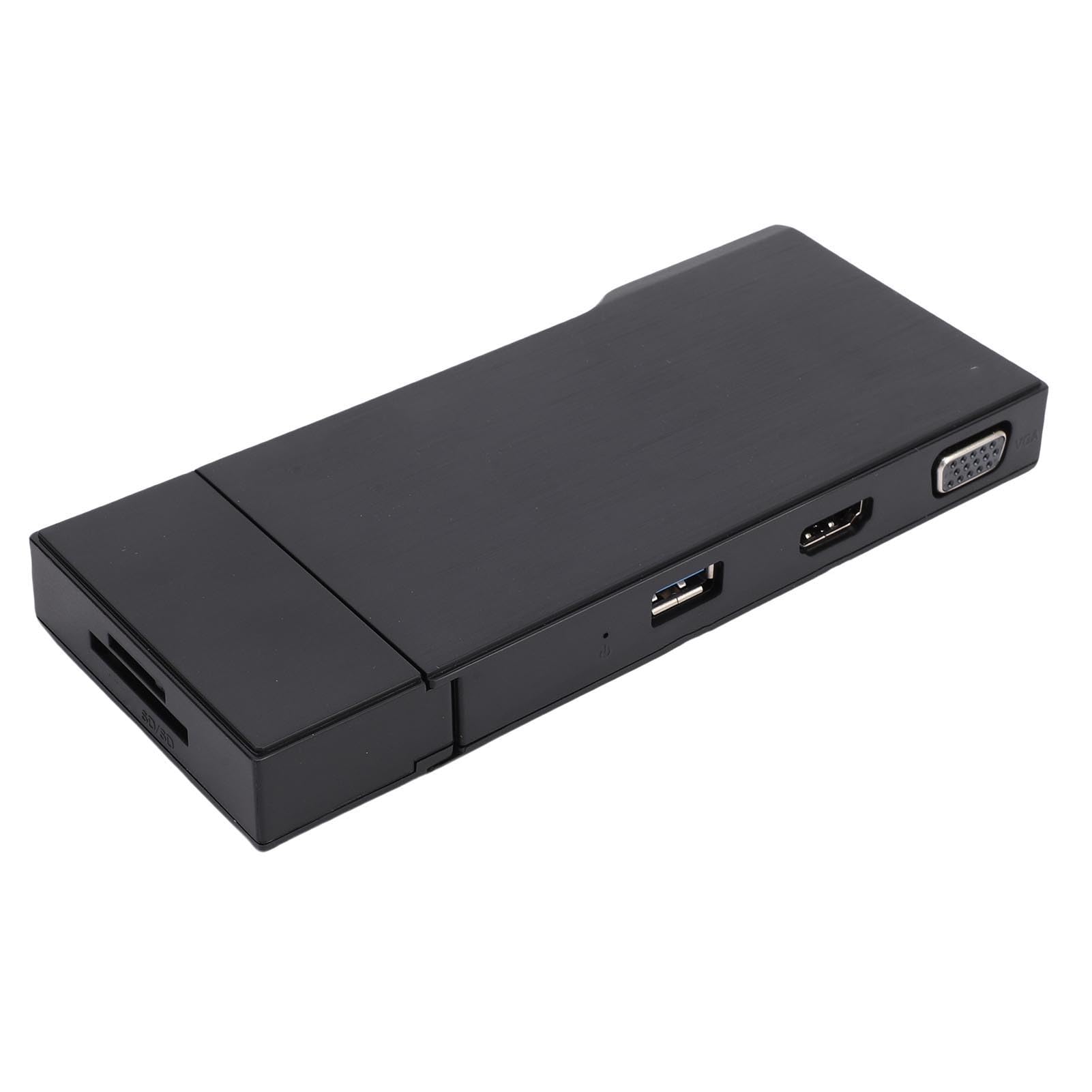 Cocoarm Hub USB C, Docking Station per Laptop ABS 9 in 1 con 4K VGA RJ45 2 USB 3.0 SD TF PD, Adattatore Multiporta Doppio Display per Viaggi Ufficio OS X