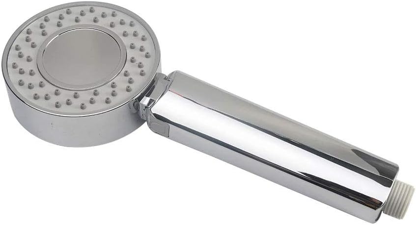 Double-Sided Shower Head Water Saving Round ABS Chrome Booster Bath Shower High Pressure Handheld Hand Shower